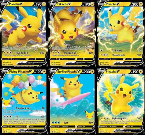 all pikachu cards.